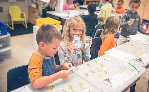 Kids in classroom